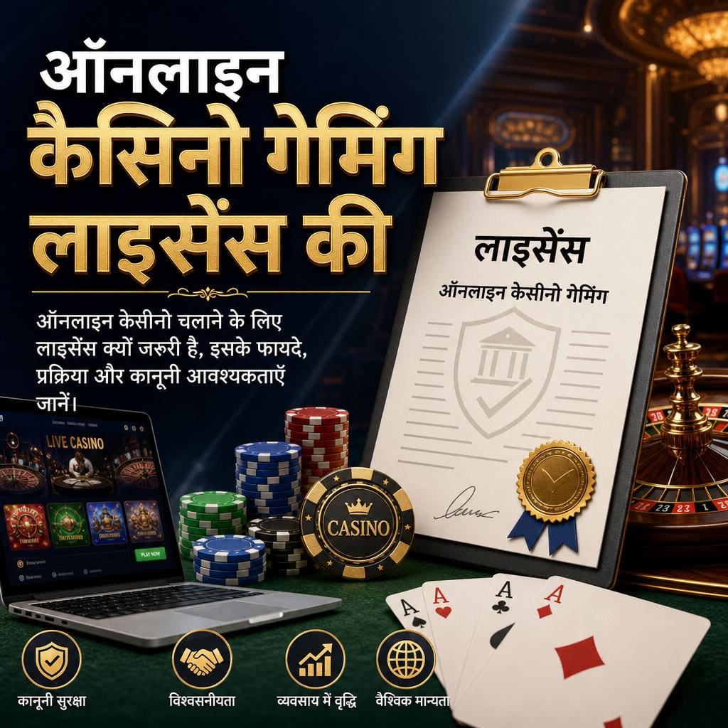ऑनलाइन कैसीनो गेमिंग लाइसेंस की