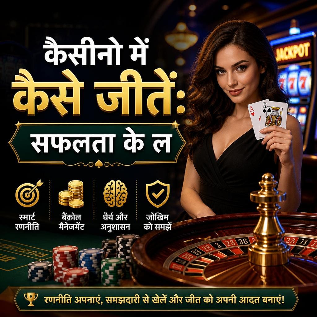 कैसीनो में कैसे जीतें：सफलता के ल