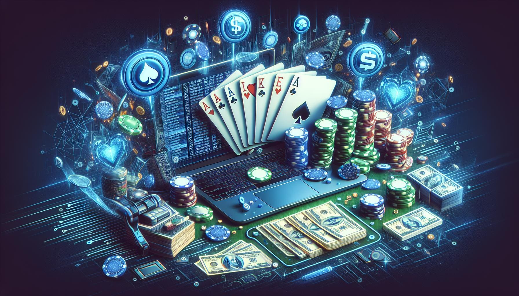 ऑनलाइन पोकर: घर बैठे रोमांचक ताश खेल से पैसा कमाएँ और अपना कौशल सुधारें