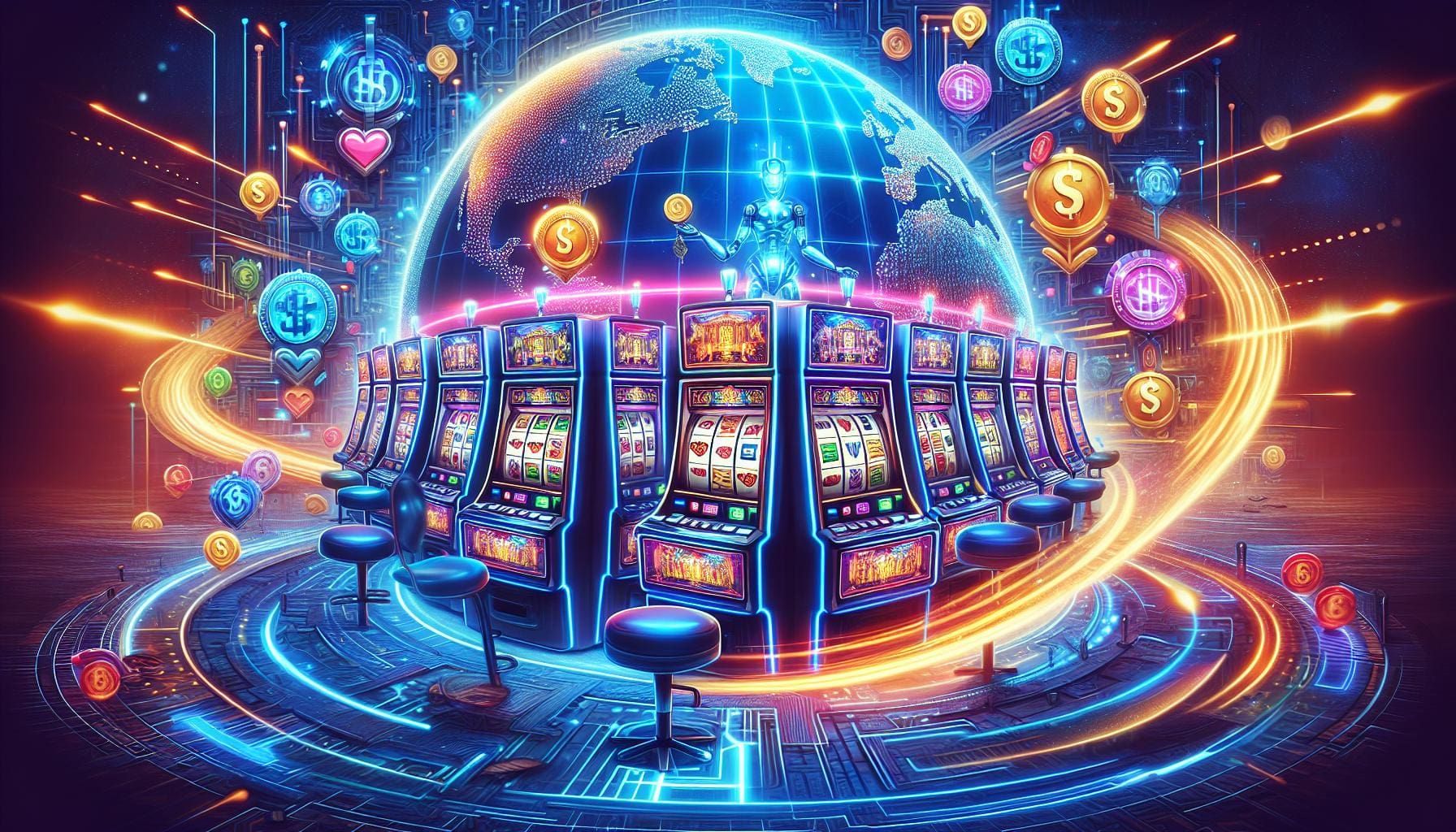 ऑनलाइन कैसीनो में स्लॉट्स स्पिन